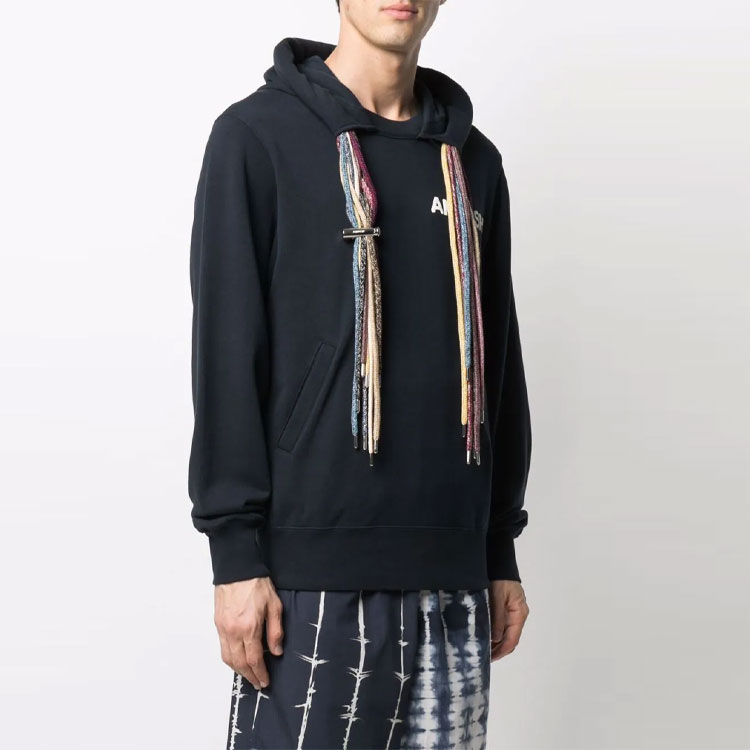 Purchase Sudadera con Capucha Nudos Multicapa AMBUSH SS21 Azul Marino. BMBB003S21FLE0014504