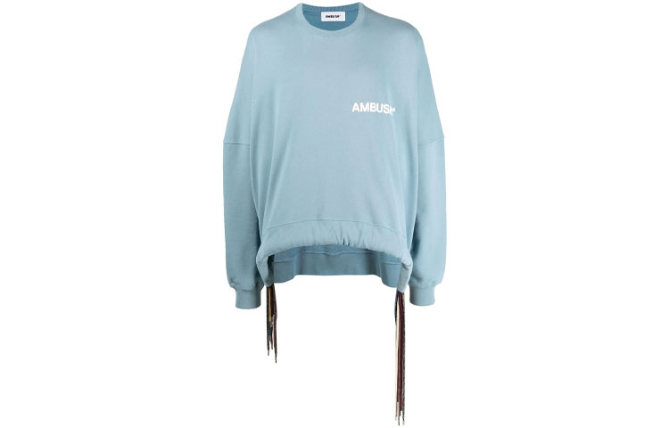 Order Sudadera AMBUSH SS21 Multi Rope Knot Crewneck Azul. BMBA007S21FLE0014004