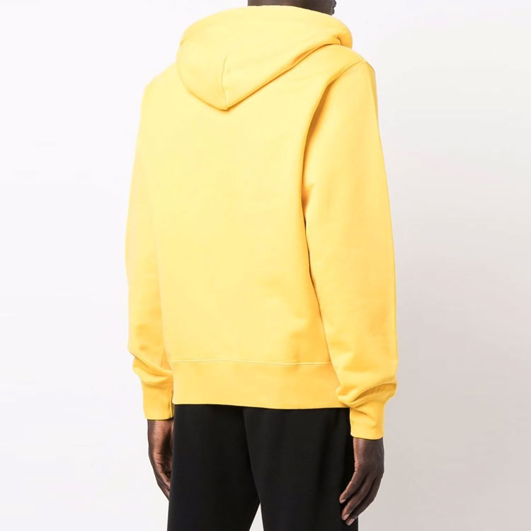 Shop AMBUSH SS21 Hoodie Oversized Kuning dengan Drawstring BMBB003F21FLE0011818
