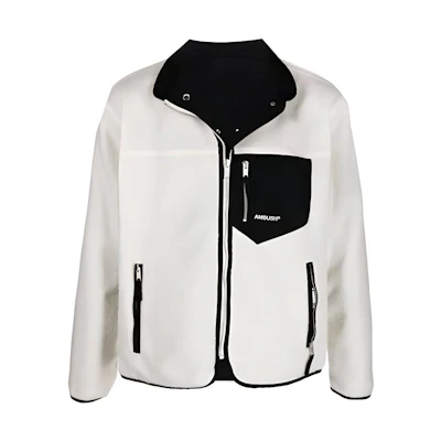 Ambush SS21 Reversible Letter Logo Jacket Beige - BMEA007S21FAB0010304