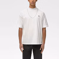 Shop AMBUSH SS21 Kaos Putih Lengan Pendek dengan Aksen Rantai. 16253534