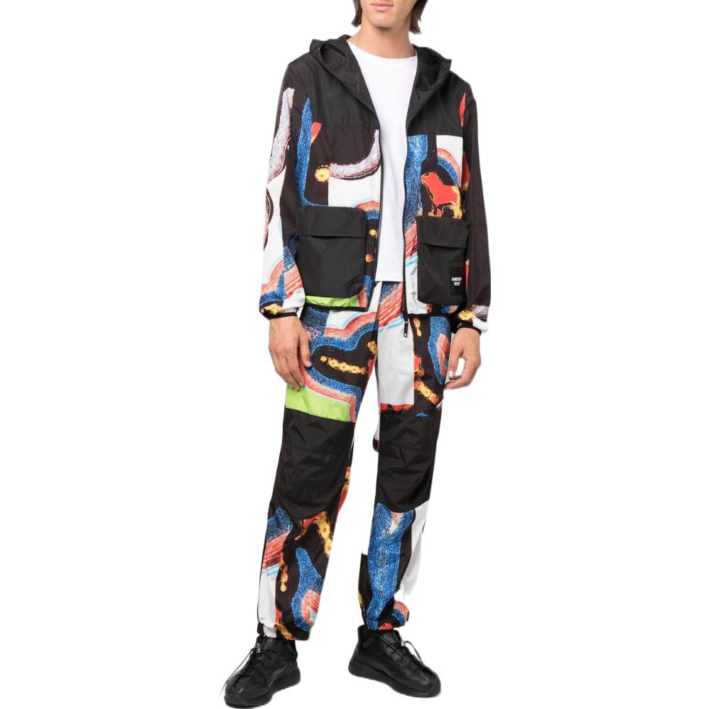Lookbook AMBUSH SS22  Functional Jacket with Abstract Pattern Black. BMEB011F22FAB0018410