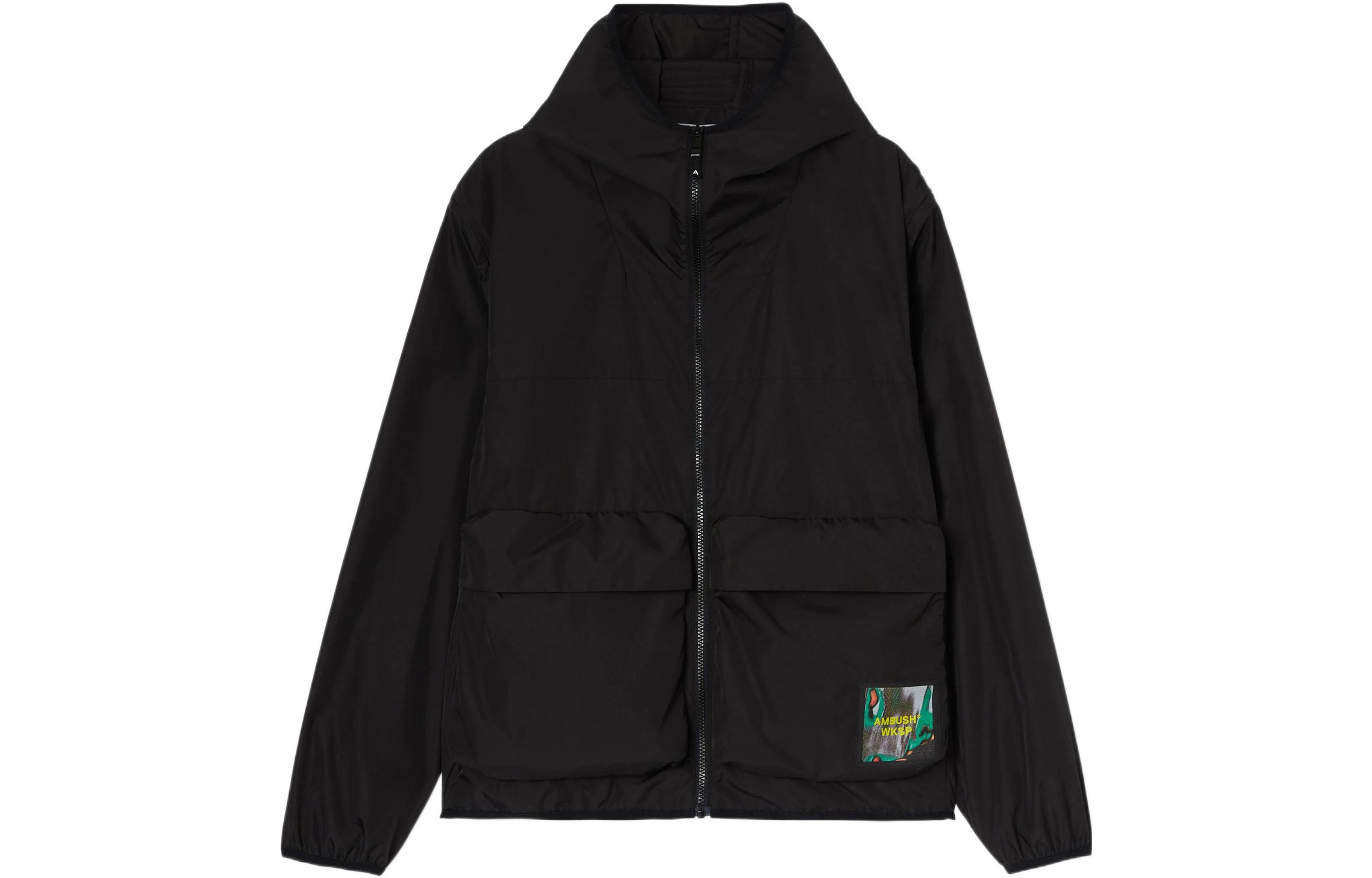 Order AMBUSH SS22 팩터블 블랙 후드 재킷 남성 의류. BMEB007S22FAB0011084