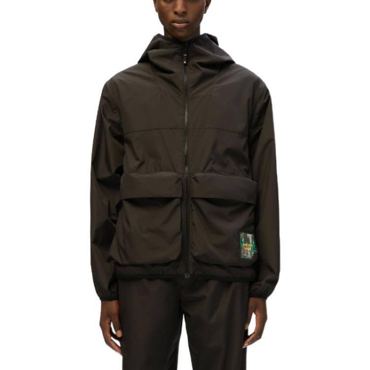 Shop AMBUSH SS22 팩터블 블랙 후드 재킷 남성 의류. BMEB007S22FAB0011084