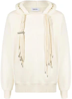 Ambush SS22 White Pullover Hoodie Solid Color BMBB003S22FLE0010101 Ambush SS22 White Pullover Hoodie Solid Color BMBB003S22FLE0010101