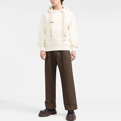 Ambush SS22 白色纯色套头连帽衫 BMBB003S22FLE0010101 Lookbook Ambush SS22 白色纯色套头连帽衫 BMBB003S22FLE0010101