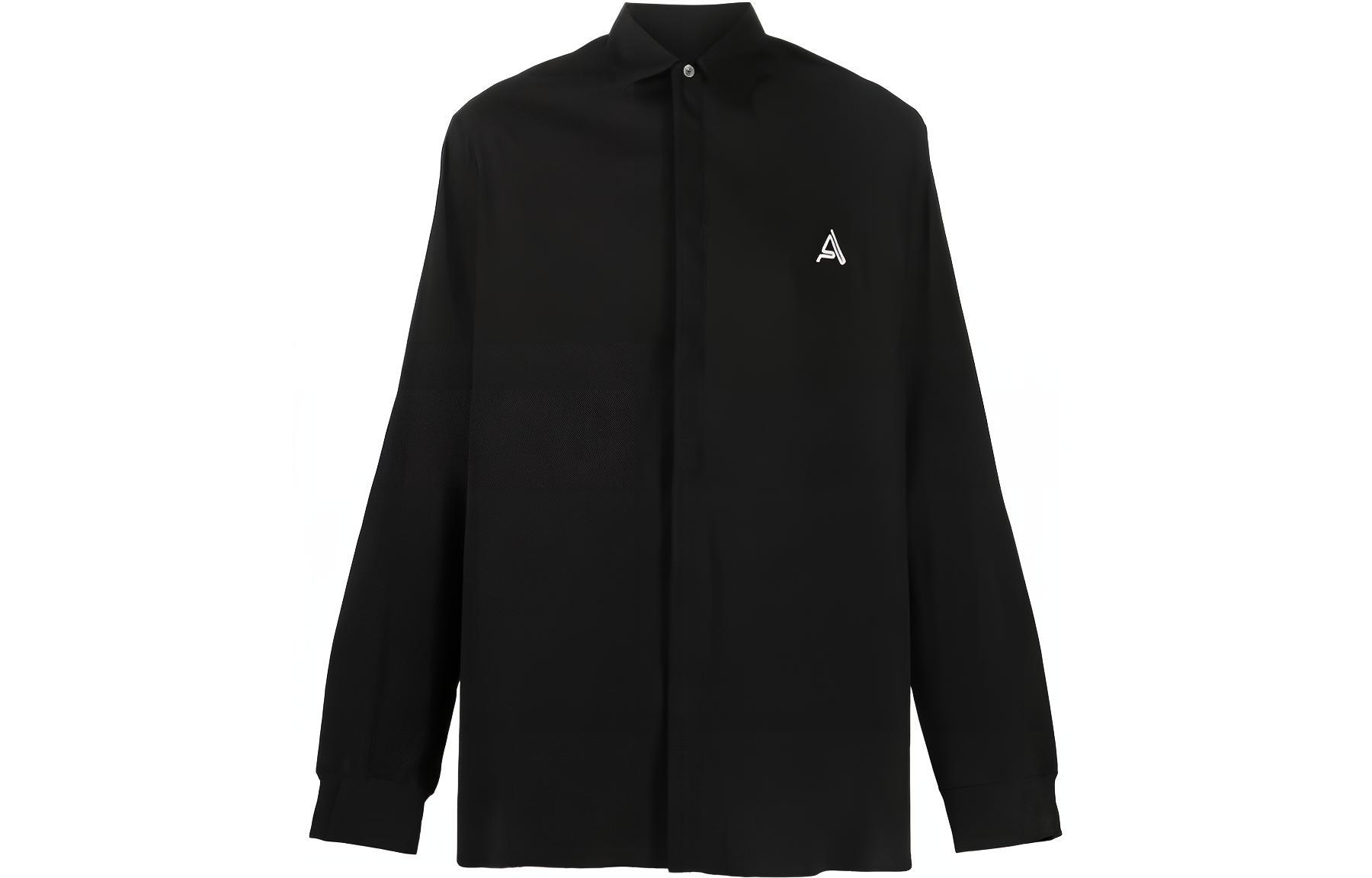 AMBUSH SS23  Embroidered Logo Printed Long Sleeve Shirt. BMGA073S23FAB0011042