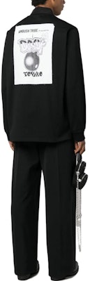 AMBUSH SS23 刺繍ロゴプリント長袖シャツ BMGA073S23FAB0011042 Shop AMBUSH SS23 刺繍ロゴプリント長袖シャツ BMGA073S23FAB0011042