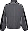 Buy Chaqueta Gris Rayada AMBUSH SS23 con Logo Bordado y Cuello Alto con Cremallera. BMBD002S23FAB0010625