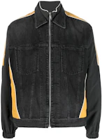 Ambush SS23 Blue Yellow Colorblock Nylon Zip Jacket Mens Long Sleeve BMYE017S23DEN0011200 Ambush SS23 Blue Yellow Colorblock Nylon Zip Jacket Mens Long Sleeve BMYE017S23DEN0011200