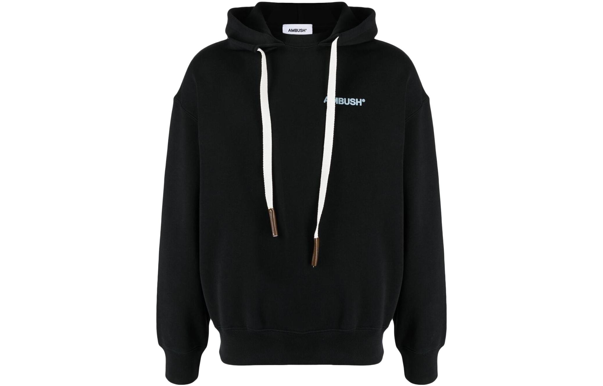Ambush SS23 Color-Block Logo Hoodie Unisex Black 16252885