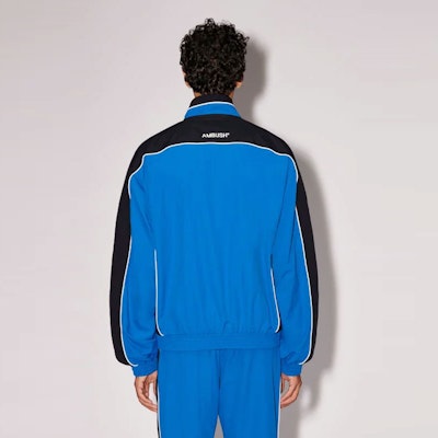 AMBUSH SS23 Embroidered Logo Nylon Jacket Unisex - Blue/Black BMBD002S23FAB0014710 Purchase AMBUSH SS23 Embroidered Logo Nylon Jacket Unisex - Blue/Black BMBD002S23FAB0014710