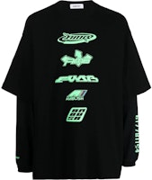 AMBUSH SS23 Layered Crewneck Pullover Sweatshirt Unisex Couple Style Black BMAB023S23JER0011054 AMBUSH SS23 Layered Crewneck Pullover Sweatshirt Unisex Couple Style Black BMAB023S23JER0011054