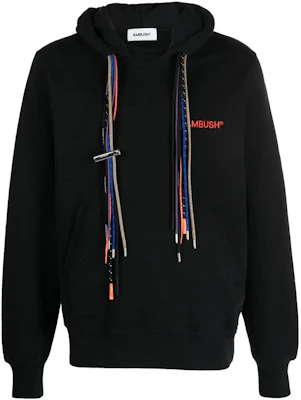Ambush SS23 Multi-Drawstring Pullover Hoodie Black Mens BMBB021S23FLE001 Buy Ambush SS23 Multi-Drawstring Pullover Hoodie Black Mens BMBB021S23FLE001