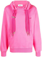 Ambush SS23 Pink Unisex Pullover Hoodie with Embroidered Logo BWBB022S23FLE0013230 Ambush SS23 Pink Unisex Pullover Hoodie with Embroidered Logo BWBB022S23FLE0013230