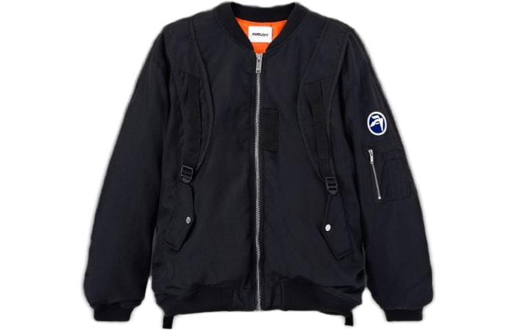 Ambush SS23 Runway Backpack Detail Oversized Zipper Jacket Black BMEH006S23FAB0011000