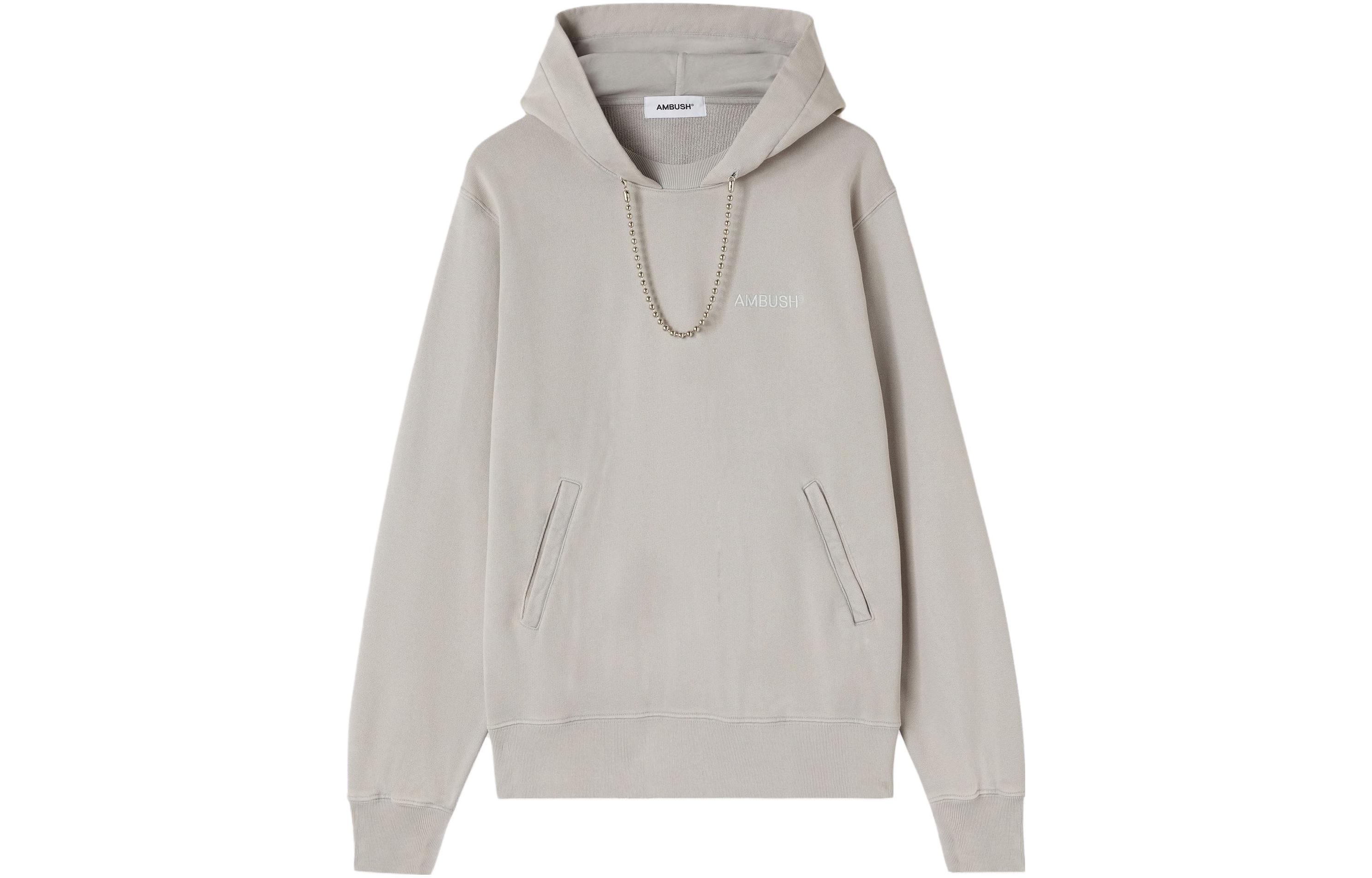 Ambush SS23 Unisex Oversized Grey Hoodie BMBB027F23FLE0010606