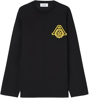 AMBUSH SS24 黑色长袖圆领标志T恤 BMAB002S24JER0011018 Buy AMBUSH SS24 黑色长袖圆领标志T恤 BMAB002S24JER0011018