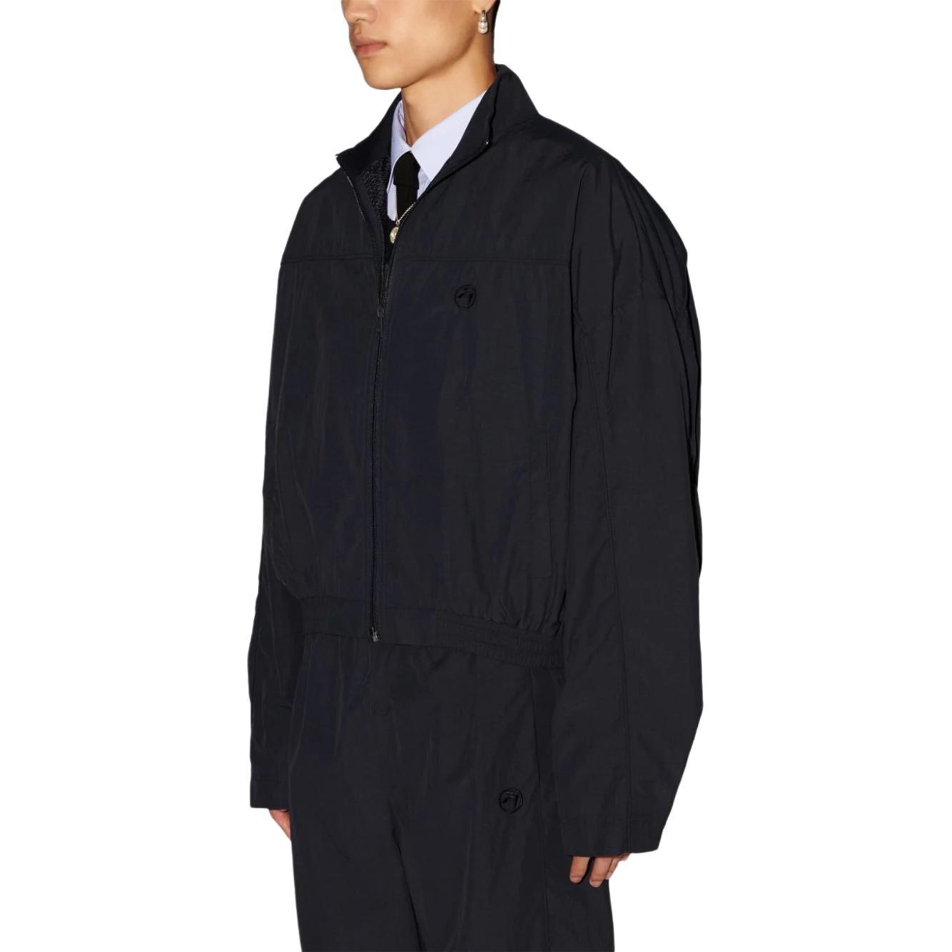 Purchase AMBUSH SS24 黑色立領拉鍊長袖外套 BMEA002S24FAB0014646