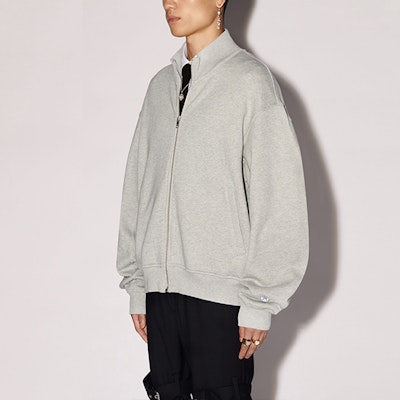 Chaqueta Oversized con Cremallera AMBUSH SS24 en Gris Claro. BMBE001S24FLE0020501 Purchase Chaqueta Oversized con Cremallera AMBUSH SS24 en Gris Claro. BMBE001S24FLE0020501