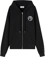 Ambush SS24 Badge Zip Hoodie Black Casual Sweatshirt BMBE002S24FLE0011001 Ambush SS24 Badge Zip Hoodie Black Casual Sweatshirt BMBE002S24FLE0011001