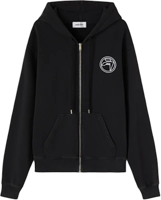 Ambush SS24 Badge Zip Hoodie Black Casual Sweatshirt BMBE002S24FLE0011001 Buy Ambush SS24 Badge Zip Hoodie Black Casual Sweatshirt BMBE002S24FLE0011001