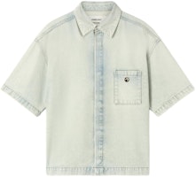 AMBUSH SS24 Buttoned Pocket Denim Short Sleeve Shirt Light Blue Men’s BMYD001S24DEN0024200 AMBUSH SS24 Buttoned Pocket Denim Short Sleeve Shirt Light Blue Men’s BMYD001S24DEN0024200