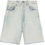 Buy Shorts Hombre Denim Azul Claro AMBUSH SS24 Distressed Badge Patch. BMYC001S24DEN0024200