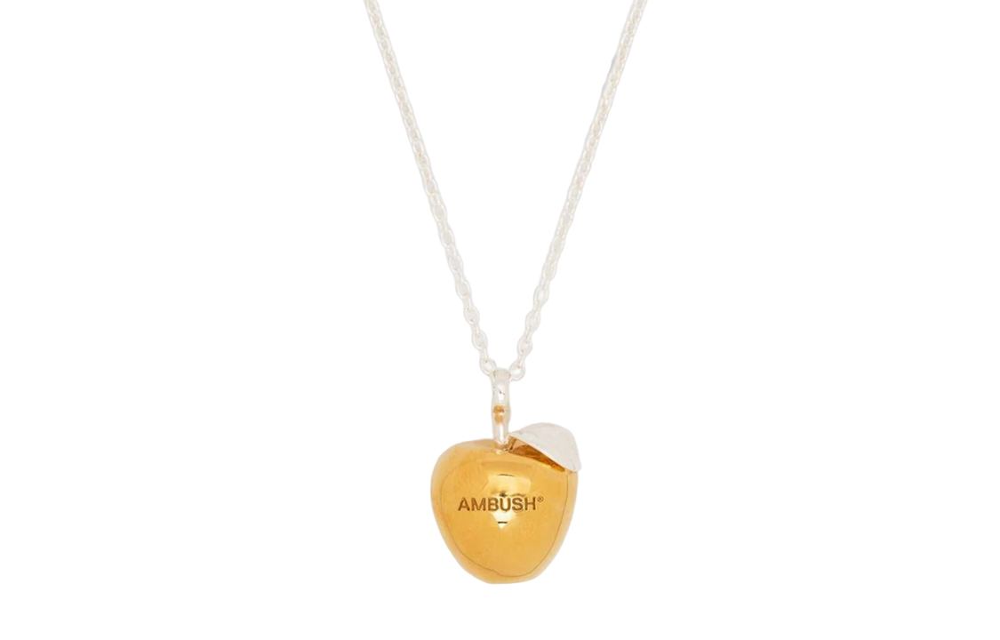 AMBUSH Stylish Versatile Minimal Necklace for Men BWOB036F21SIL0017600 GOLD