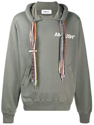 AMBUSH Unisex Khaki Green Color-Dyed Hoodie with Drawstring 15387544 Buy AMBUSH Unisex Khaki Green Color-Dyed Hoodie with Drawstring 15387544