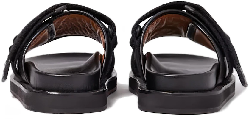 AMBUSH Leren Velcro Slippers ''Zwart'' BMIH001S21LEA001-1000 Shop AMBUSH Leren Velcro Slippers ''Zwart'' BMIH001S21LEA001-1000