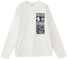 AMBUSH Visitor Patchwork Long Sleeve Unisex T-Shirt White 12111838 AMBUSH Visitor Patchwork Long Sleeve Unisex T-Shirt White 12111838