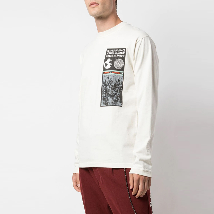 Details for アンブッシュ ビジターパッチワーク 長袖 ユニセックス Tシャツ ホワイト 12111838