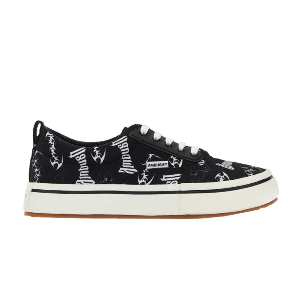 AMBUSH Vulcanized Lace Up Canvas 'Allover Print - Black' BMIA012F23FAB001-1001