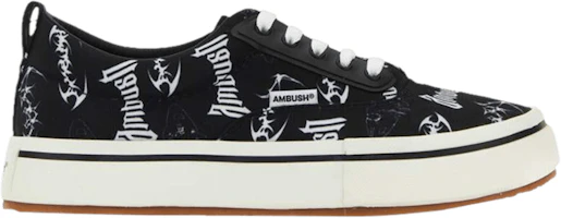 AMBUSH Vulcanized Lace Up Canvas 'Allover Print - Black' BMIA012F23FAB001-1001 AMBUSH Vulcanized Lace Up Canvas 'Allover Print - Black' BMIA012F23FAB001-1001