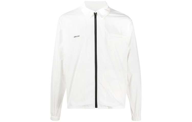 Ambush White Zip-Up Jacket Unisex 12112016WHITE