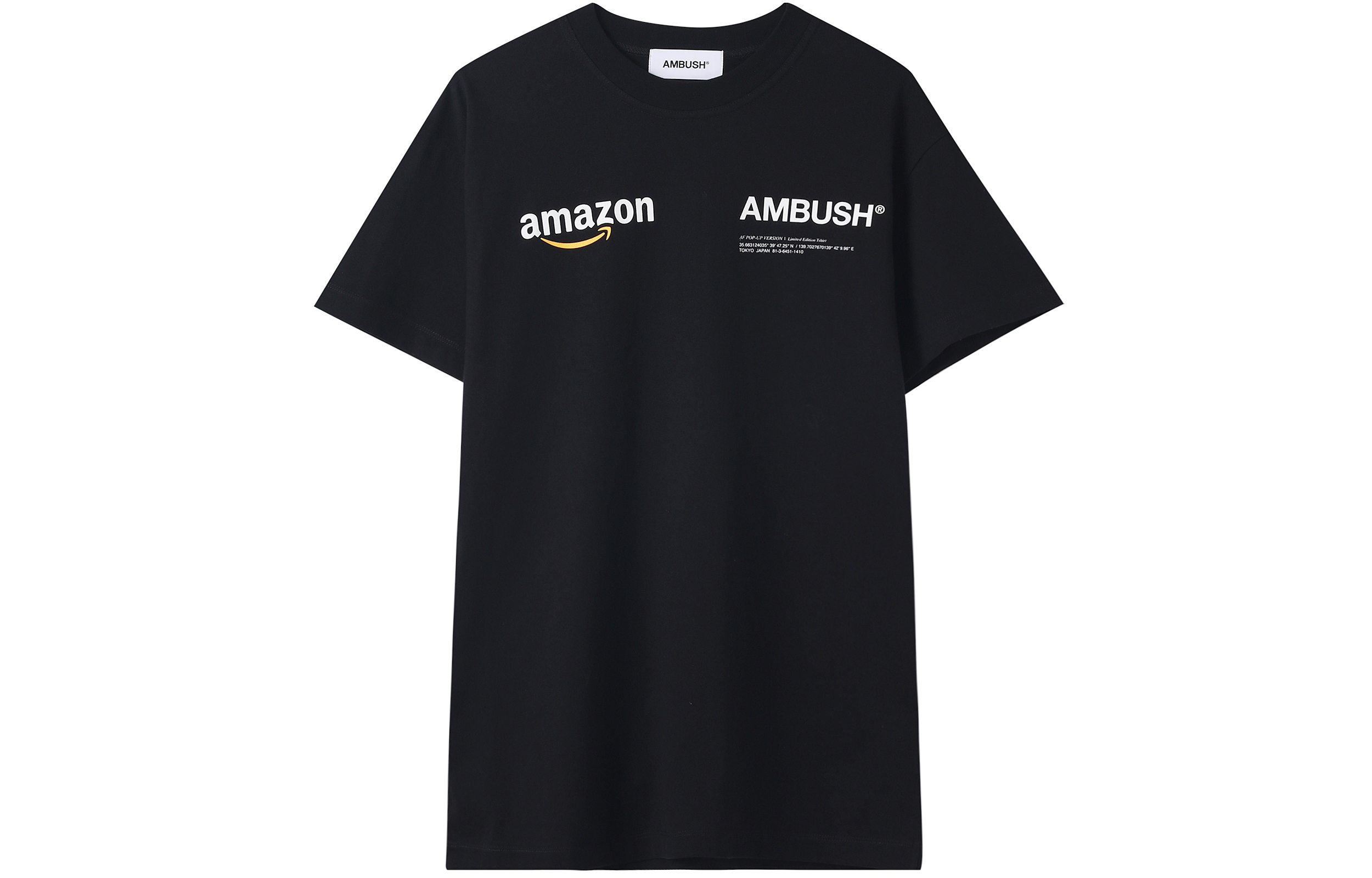 Ambush x Amazon SS22 Letter Print Graphic Tee Crewneck T-Shirt 12111715