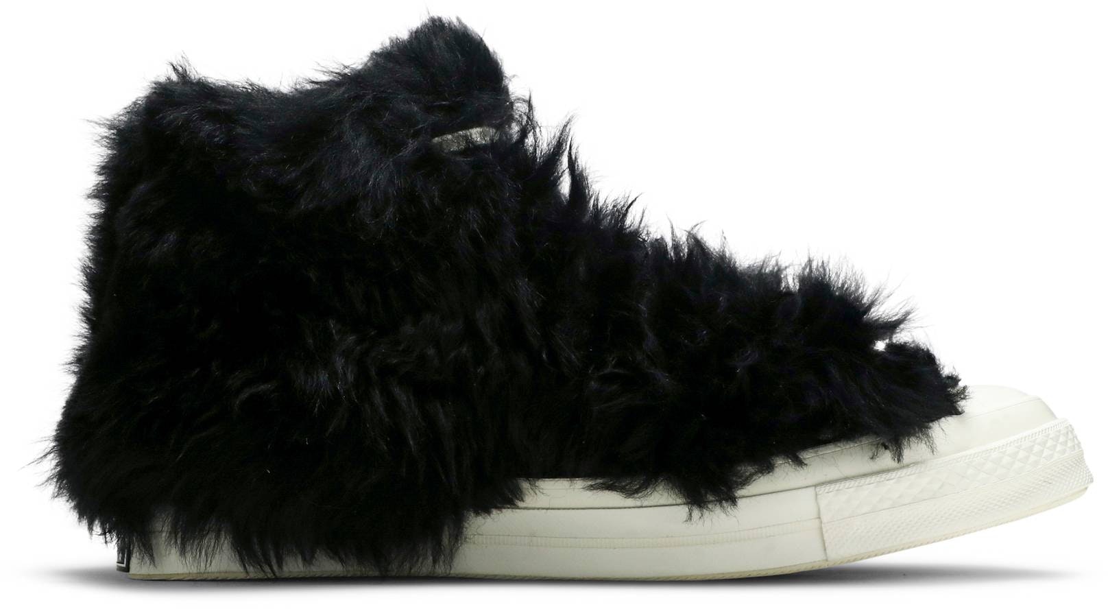 AMBUSH x Converse Chuck 70 High Fuzzy Black Egret 170586C