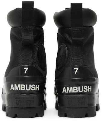 AMBUSH x 컨버스 척 테일러 올스타 덕 부츠 하이 '트리플 블랙' 170588C Details for AMBUSH x 컨버스 척 테일러 올스타 덕 부츠 하이 '트리플 블랙' 170588C