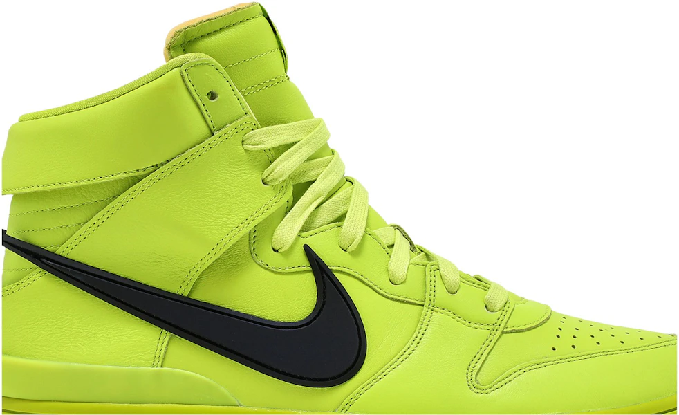 AMBUSH x Nike Dunk High ''Flash Lime'' Sneaker. CU7544-300 Lookbook AMBUSH x Nike Dunk High ''Flash Lime'' Sneaker. CU7544-300