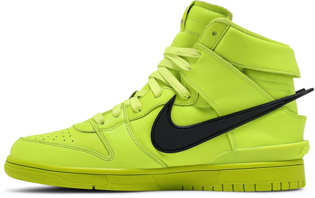 AMBUSH x Nike Dunk High ''Flash Lime'' Sneaker. CU7544-300 Shop AMBUSH x Nike Dunk High ''Flash Lime'' Sneaker. CU7544-300