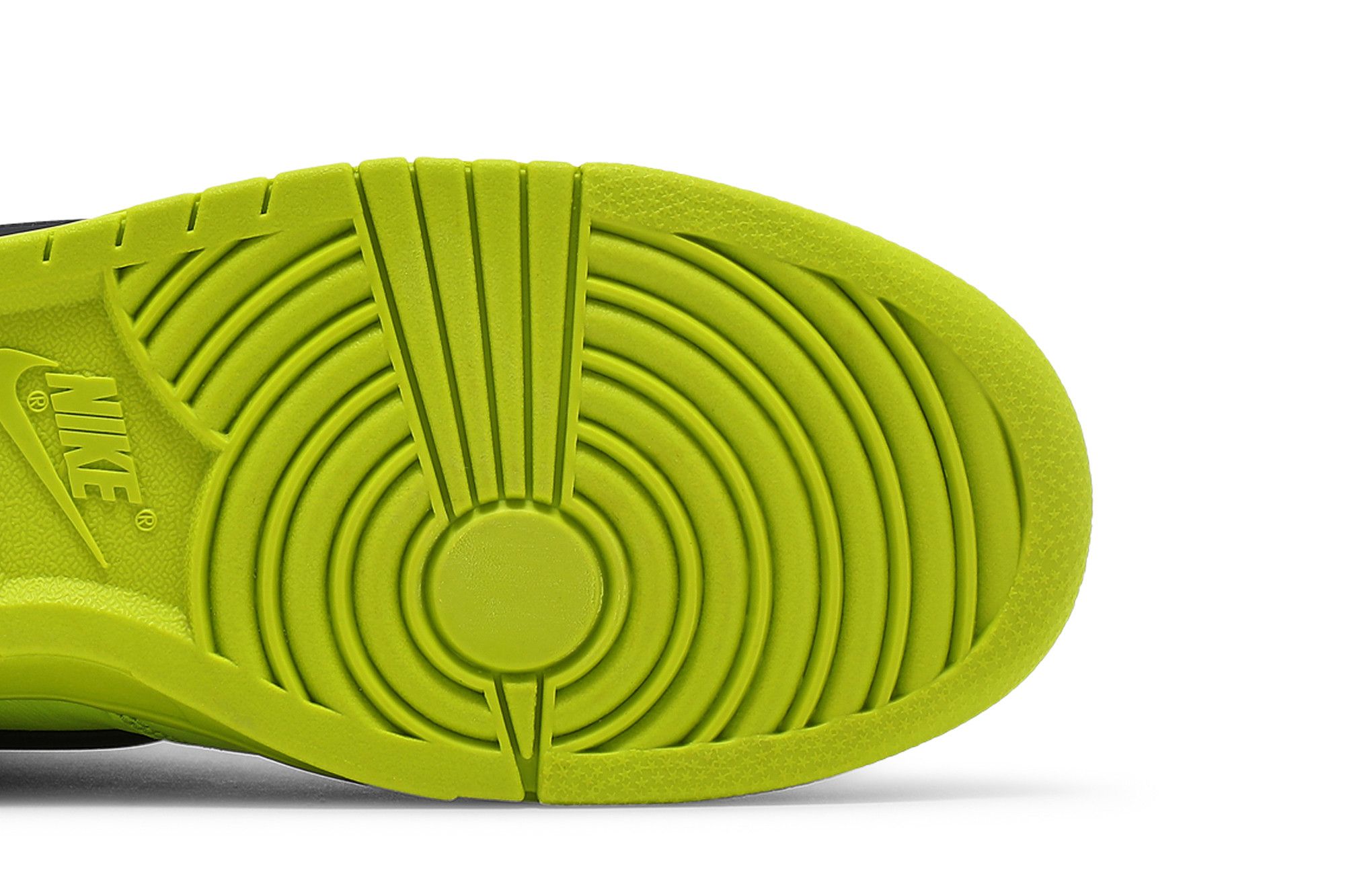 Details for AMBUSH x Nike Dunk High ''Flash Lime'' Sneaker. CU7544-300
