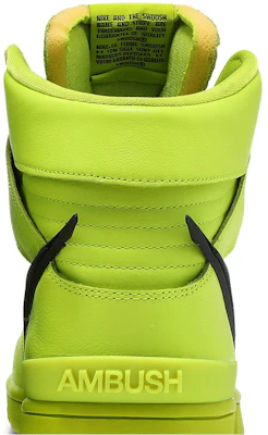 AMBUSH x Nike Dunk High ''Flash Lime'' Sneaker. CU7544-300 Cheap AMBUSH x Nike Dunk High ''Flash Lime'' Sneaker. CU7544-300