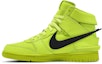 Lookbook AMBUSH x Nike Dunk High 'Flash Lime' - Kasut Tinggi Hijau Neon CU7544-300