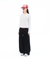 Purchase Ames Worldwide Basic Black Sweatpants with Small Logo AM2FFUPA10ABK