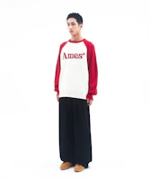 Details for Ames Worldwide Basic Black Sweatpants with Small Logo AM2FFUPA10ABK