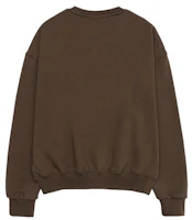 Lookbook Ames Worldwide Basic Logo Brown Sweatshirt AM2EFUM450ABR