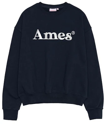 Ames Worldwide Basic Logo Sweatshirt Navy Blue AM2EFUM450ANV Buy Ames Worldwide Basic Logo Sweatshirt Navy Blue AM2EFUM450ANV