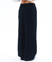 Shop Ames Worldwide Basic Small Logo Sweatpants Navy AM2FFUPA10ANV