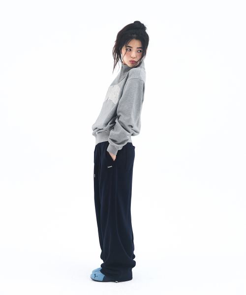 Details for Ames Worldwide Basic Small Logo Sweatpants Navy AM2FFUPA10ANV